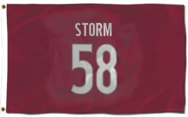 Colorado Avalanche Ben Storm  Burgundy Flag (3 X 5)