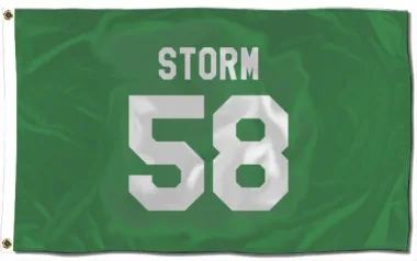 Green Colorado Avalanche Ben Storm   Flag (3 X 5)